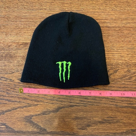 Monster Energy Co. | Monster Logo Black Beanie Winter Hat One Size - Picture 5 of 6